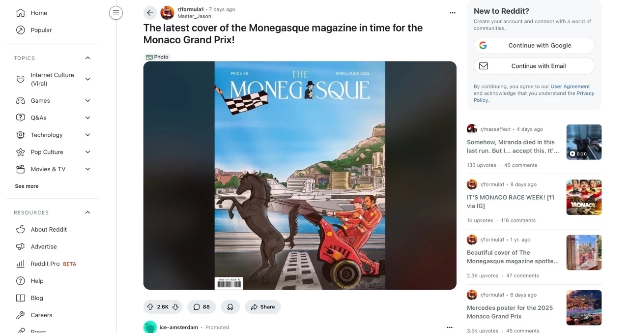 The latest cover of the Monegasque magazine in time for the Monaco Grand Prix!
