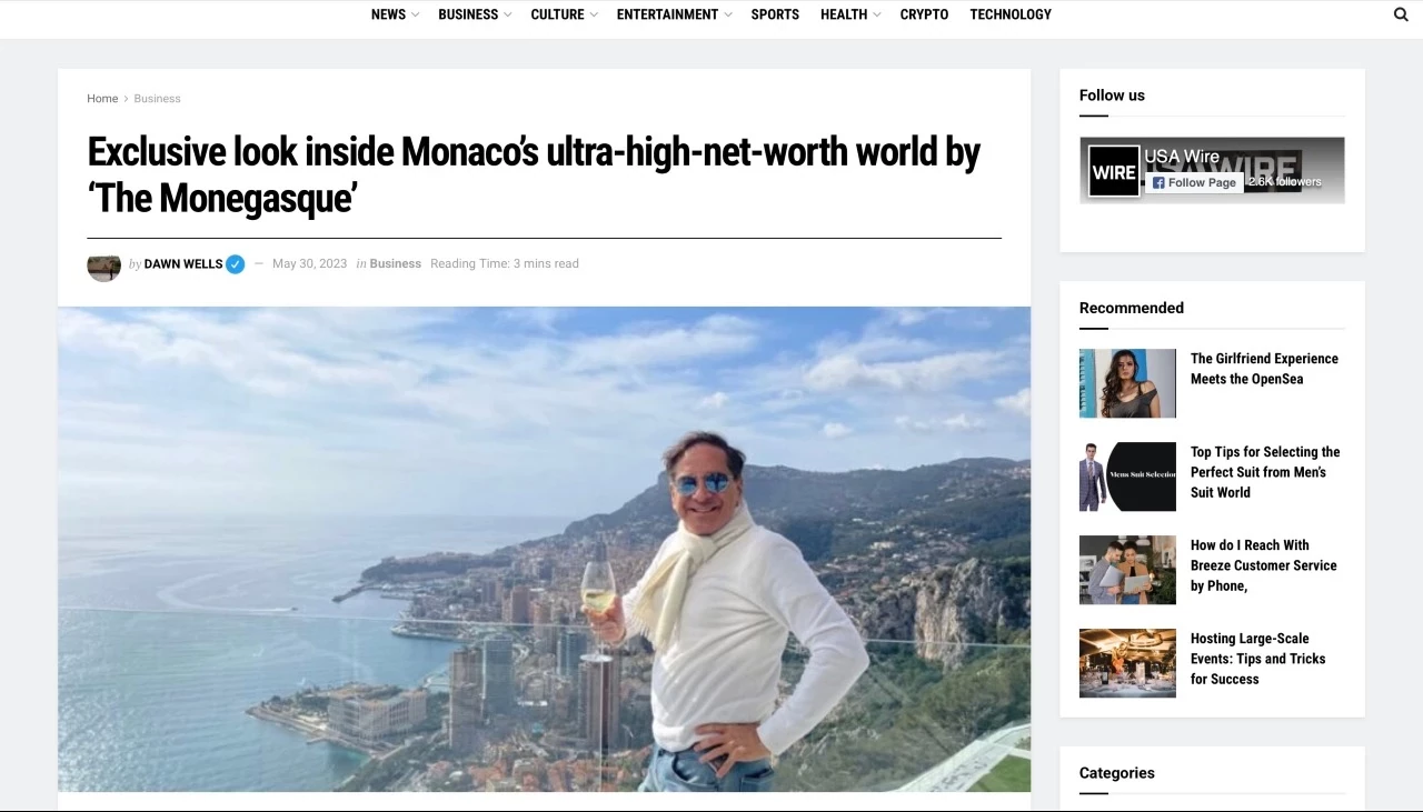 Exclusive look inside Monaco’s ultra-high-net-worth world by The Monegasque™