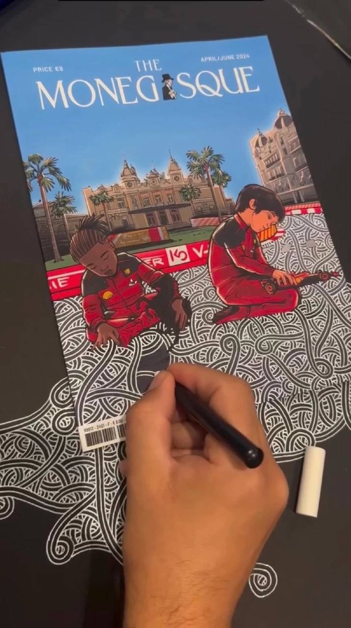 The hand of Jordane Saget meets the world of The Monegasque™