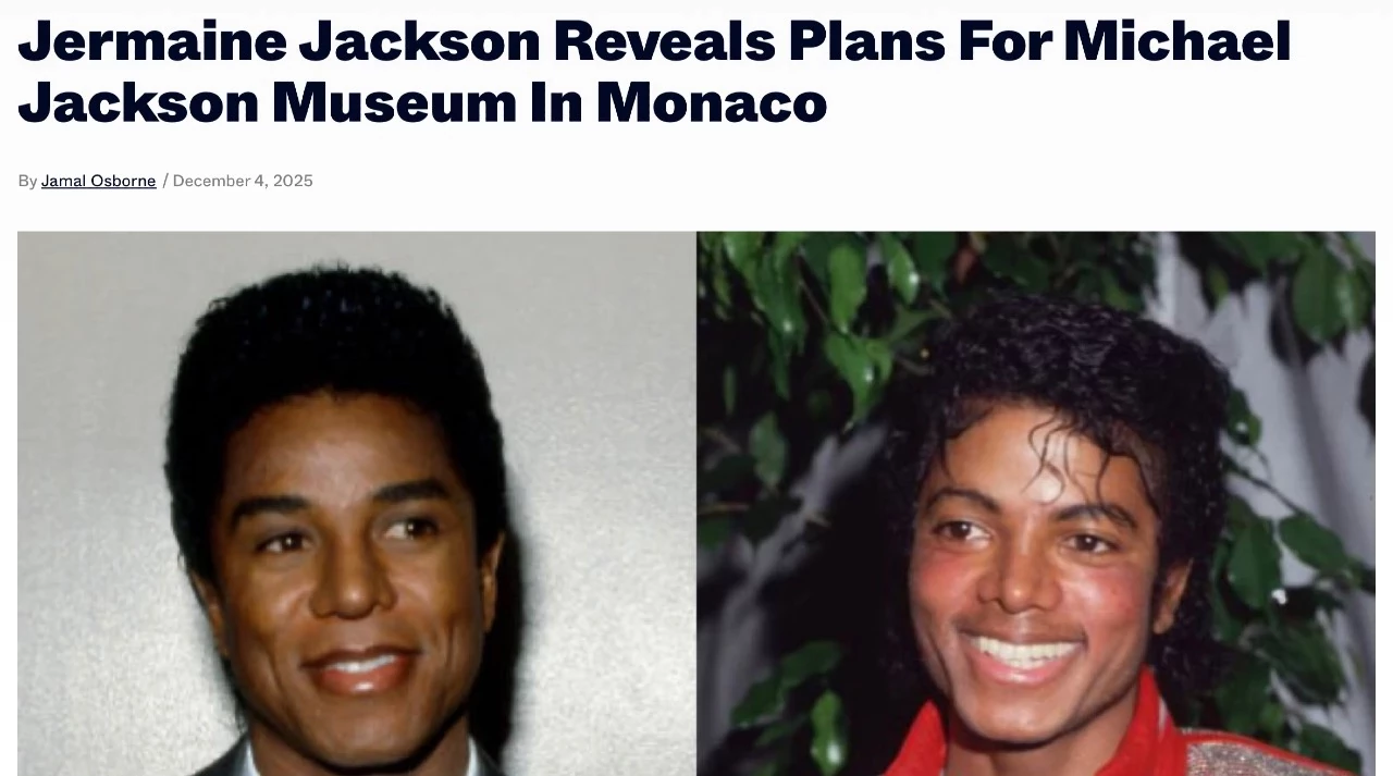 Jermaine Jackson Reveals Plans For Michael Jackson Museum In Monaco