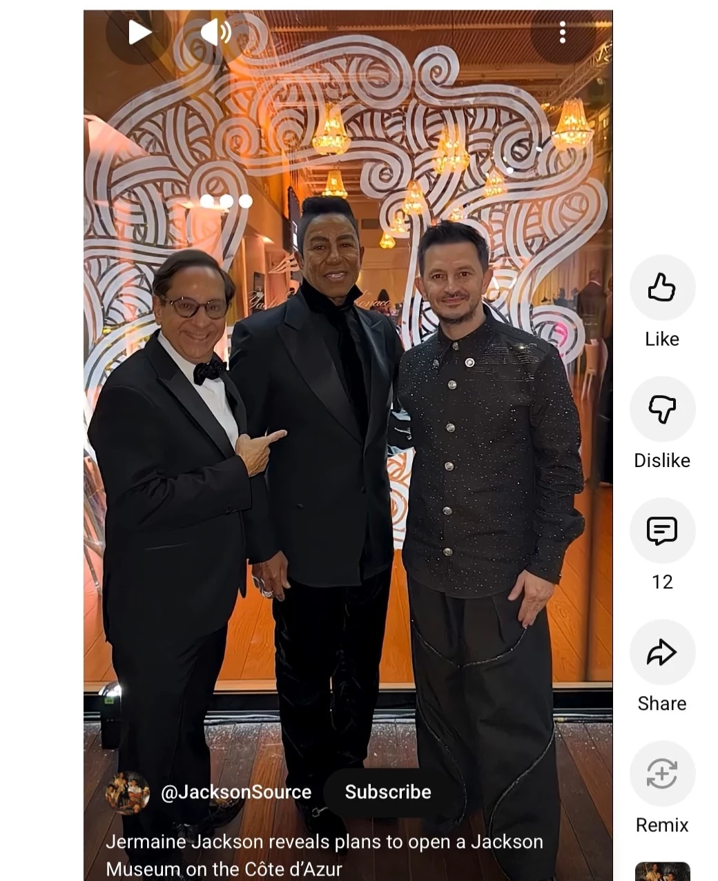 Jermaine was in Monaco to attend the gala of his longtime friend Luiz Costa Macambira, founder of The Monegasque™