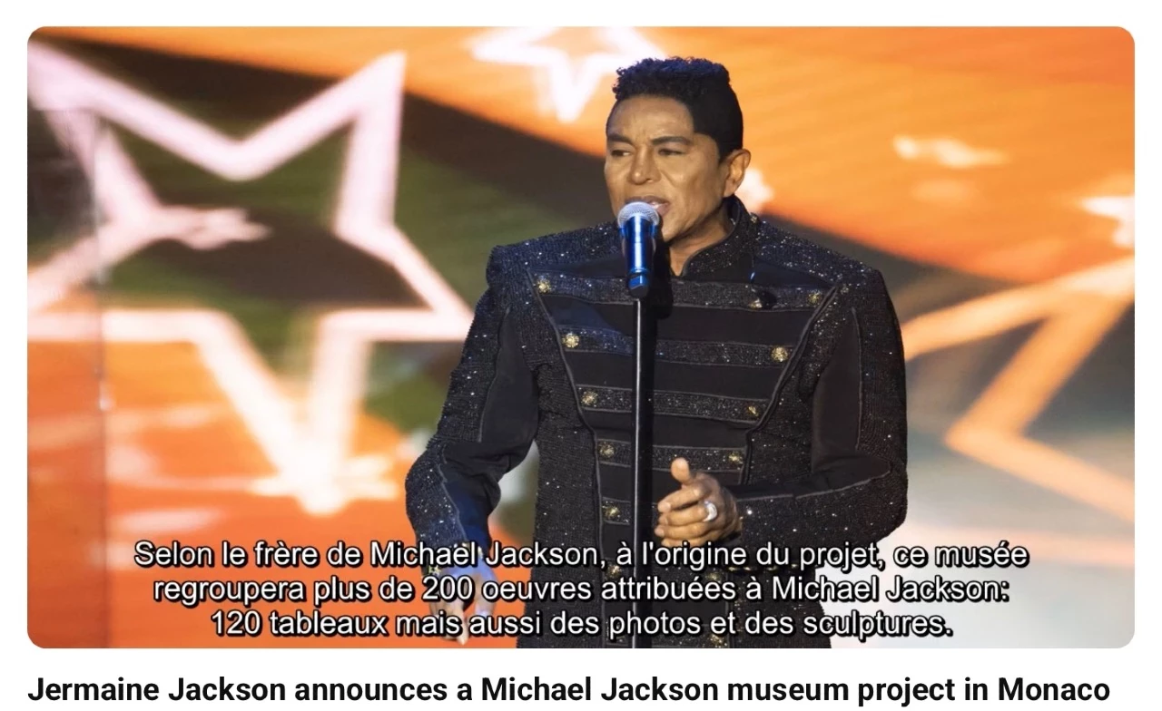 Jermaine Jackson announces a Michael Jackson museum project in Monaco