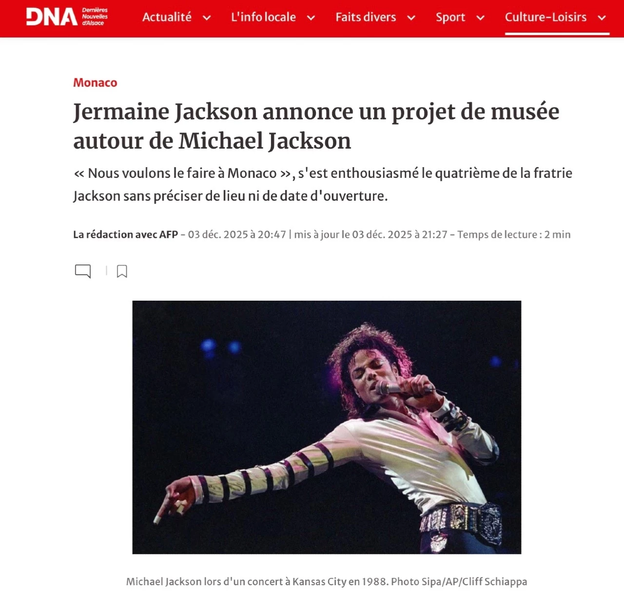 Jermaine Jackson annonce un projet de musée autour de Michael Jackson