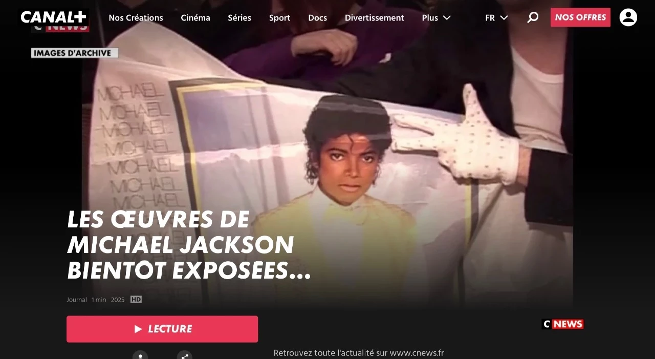 Les œuvres de Michael Jackson bientôt exposées