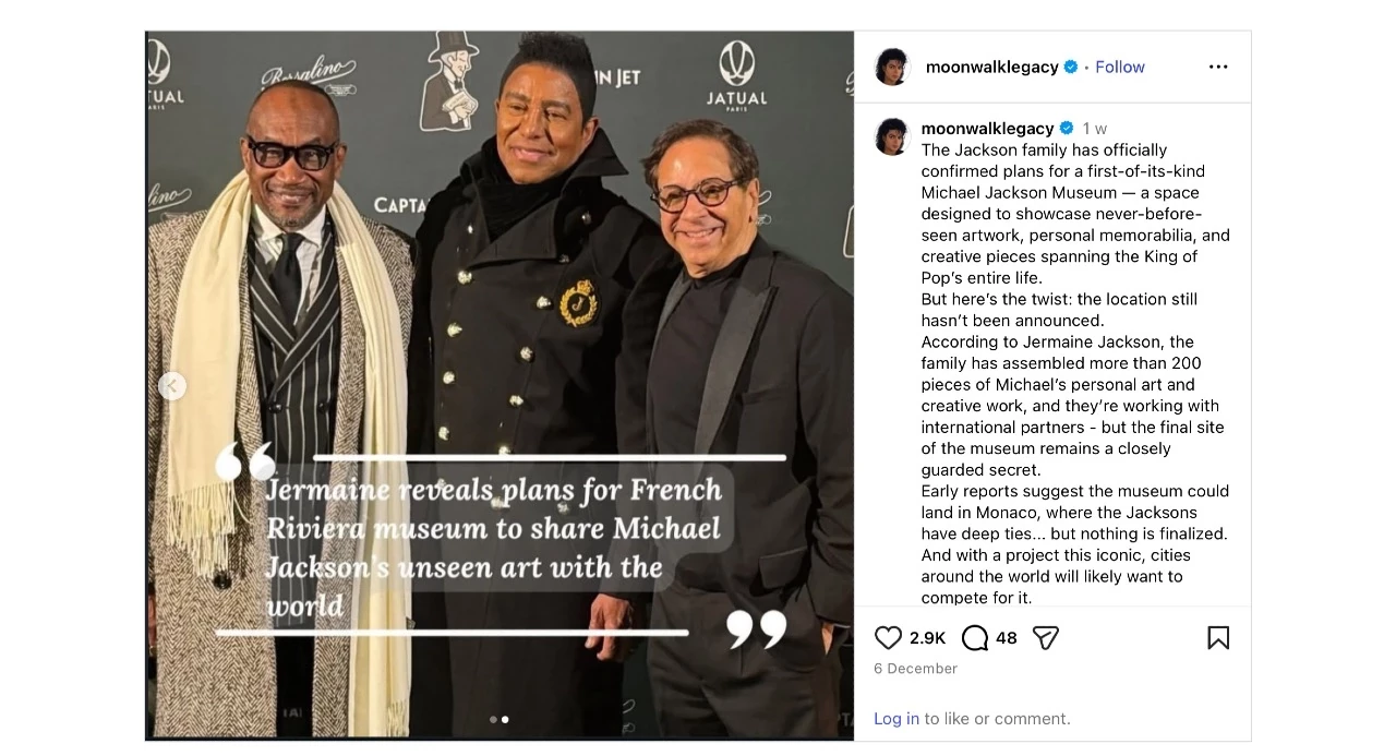 The Jackson family has officially confirmed plans for a first-of-its-kind Michael Jackson Museum