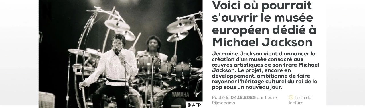 Voici où pourrait s'ouvrir le musée européen dédié à Michael Jackson