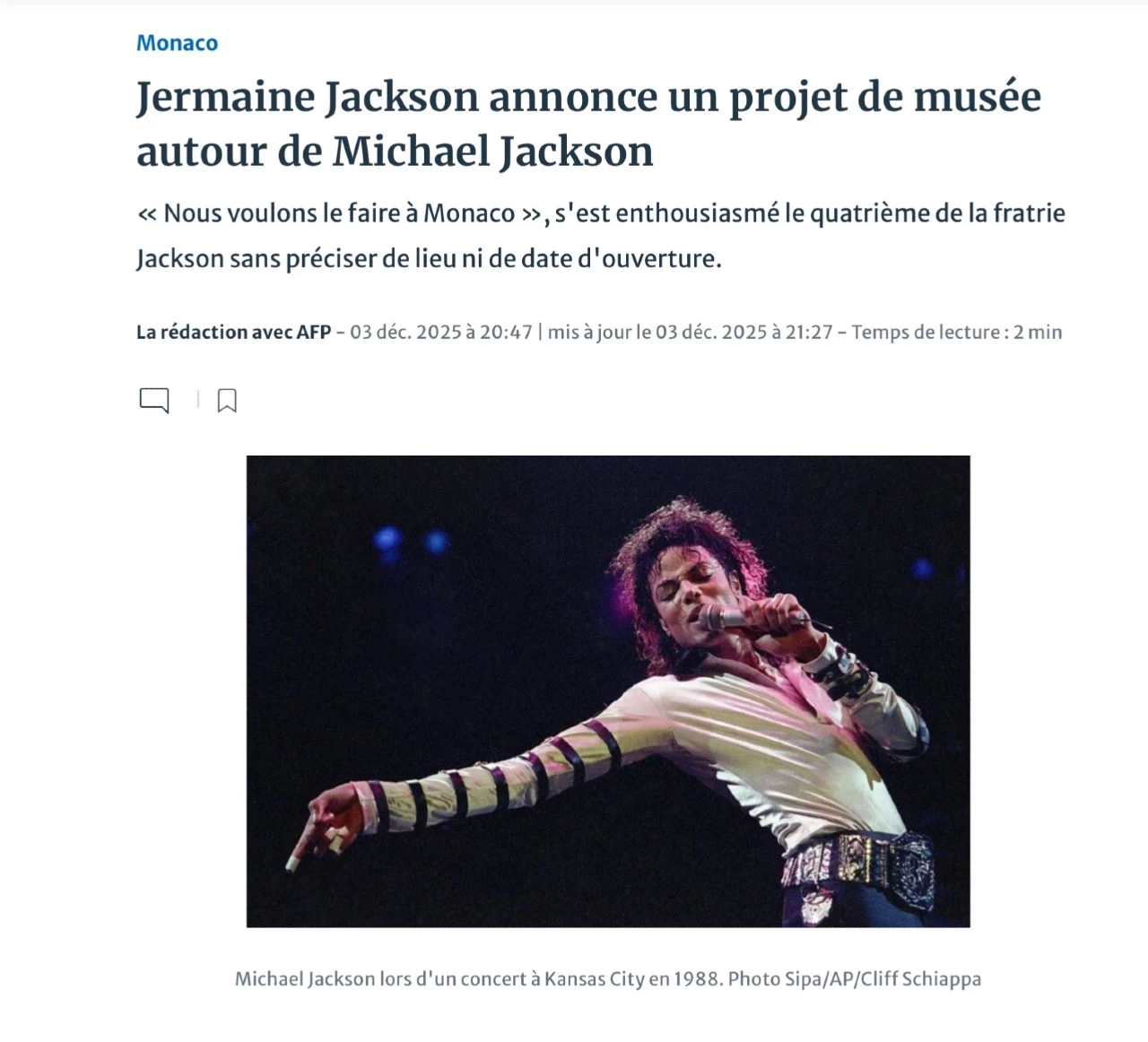 Jermaine Jackson annonce un projet de musée autour de Michael Jackson